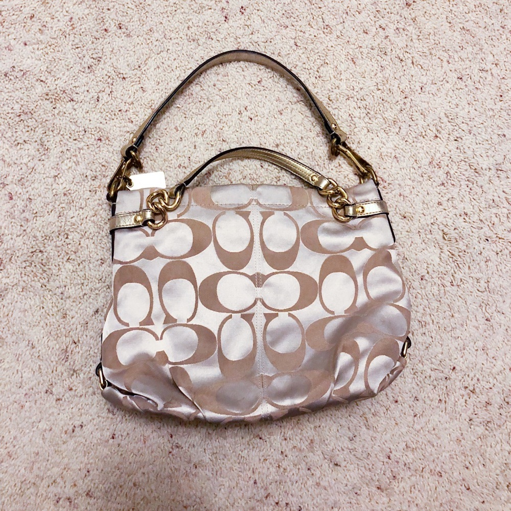 Coach Gold Metallic Purse